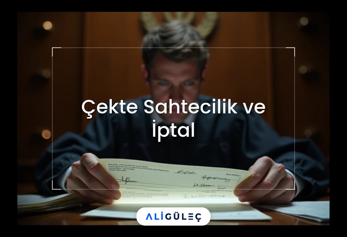 Çekte Sahtecilik ve İptal
