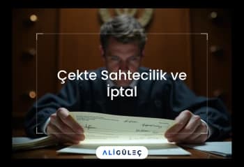 Çekte Sahtecilik ve İptal