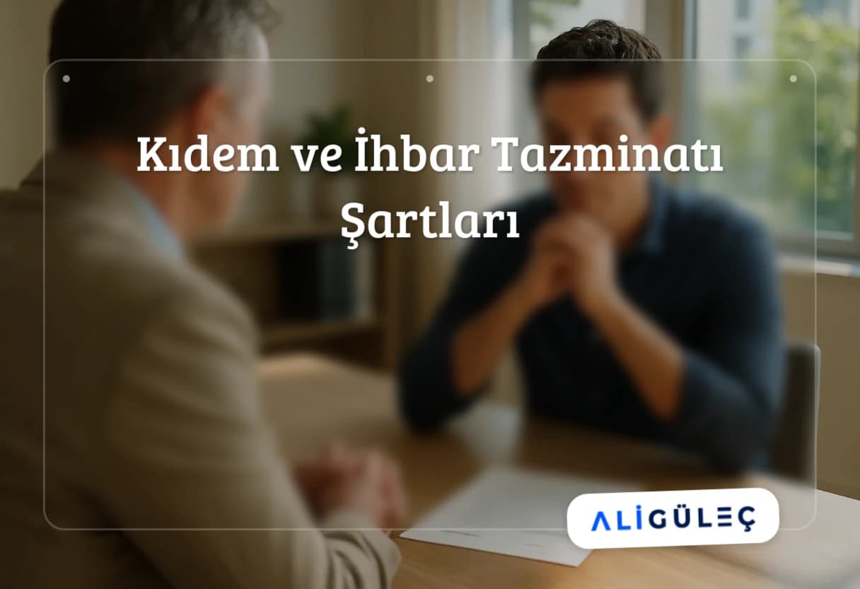 Kıdem ve İhbar Tazminatı Şartları