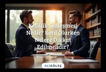 Kefillik Sözleşmesi Nedir? Kefil Olurken Nelere Dikkat Edilmelidir?
