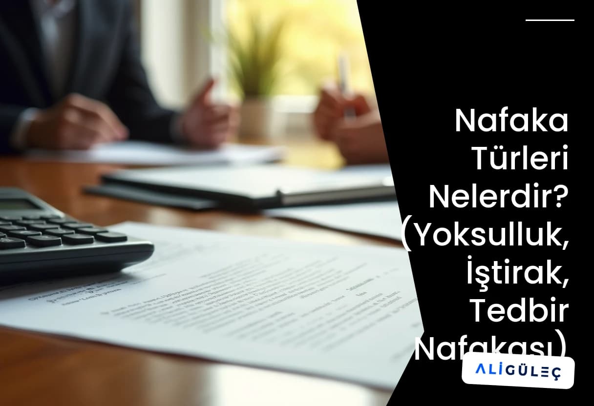 Nafaka Türleri Nelerdir? (Yoksulluk, İştirak, Tedbir Nafakası) 