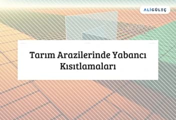 Tarım Arazilerinde Yabancı Kısıtlamaları