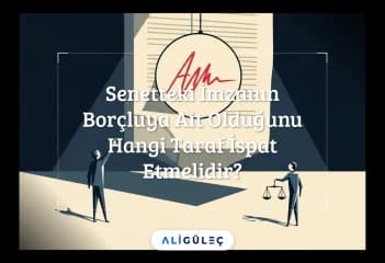 Senetteki İmzanın Borçluya Ait Olduğunu Hangi Taraf İspat Etmelidir?