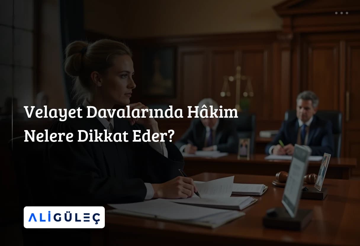 Velayet Davalarında Hâkim Nelere Dikkat Eder?