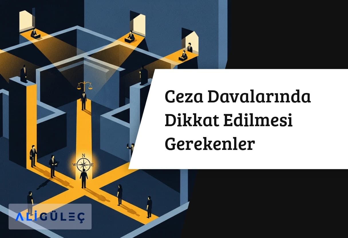 Ceza Davalarında Dikkat Edilmesi Gerekenler